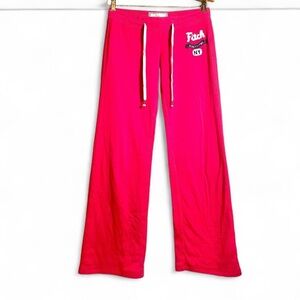 🔥 VINTAGE Abercrombie & Fitch Pink Flare Sweatpants S